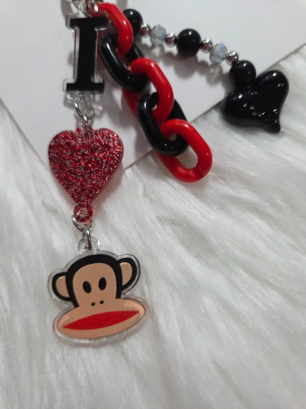 I Heart Paul Frank Keychain